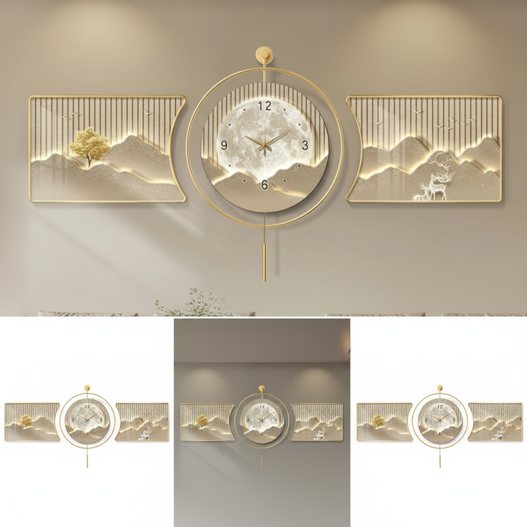 Oversized Wall Clock – Statement Piece for Bold Interiors