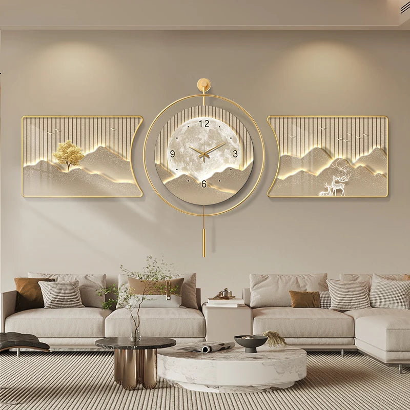 Oversized Wall Clock – Statement Piece for Bold Interiors