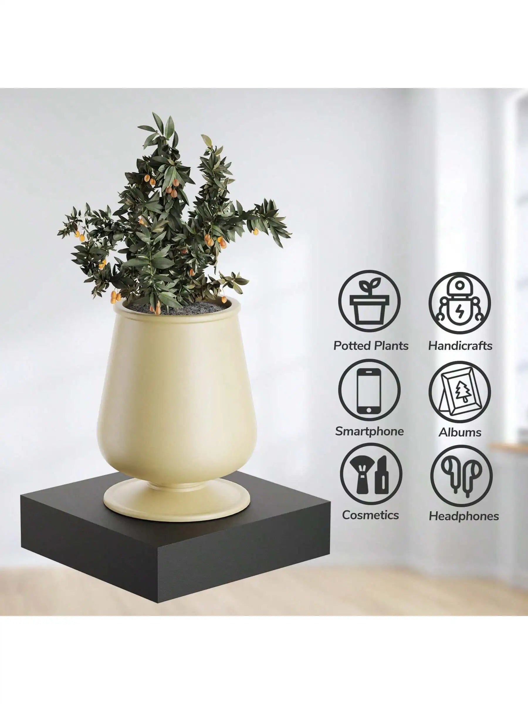 Elegant Floating Wall Shelf – Sleek Storage Solution