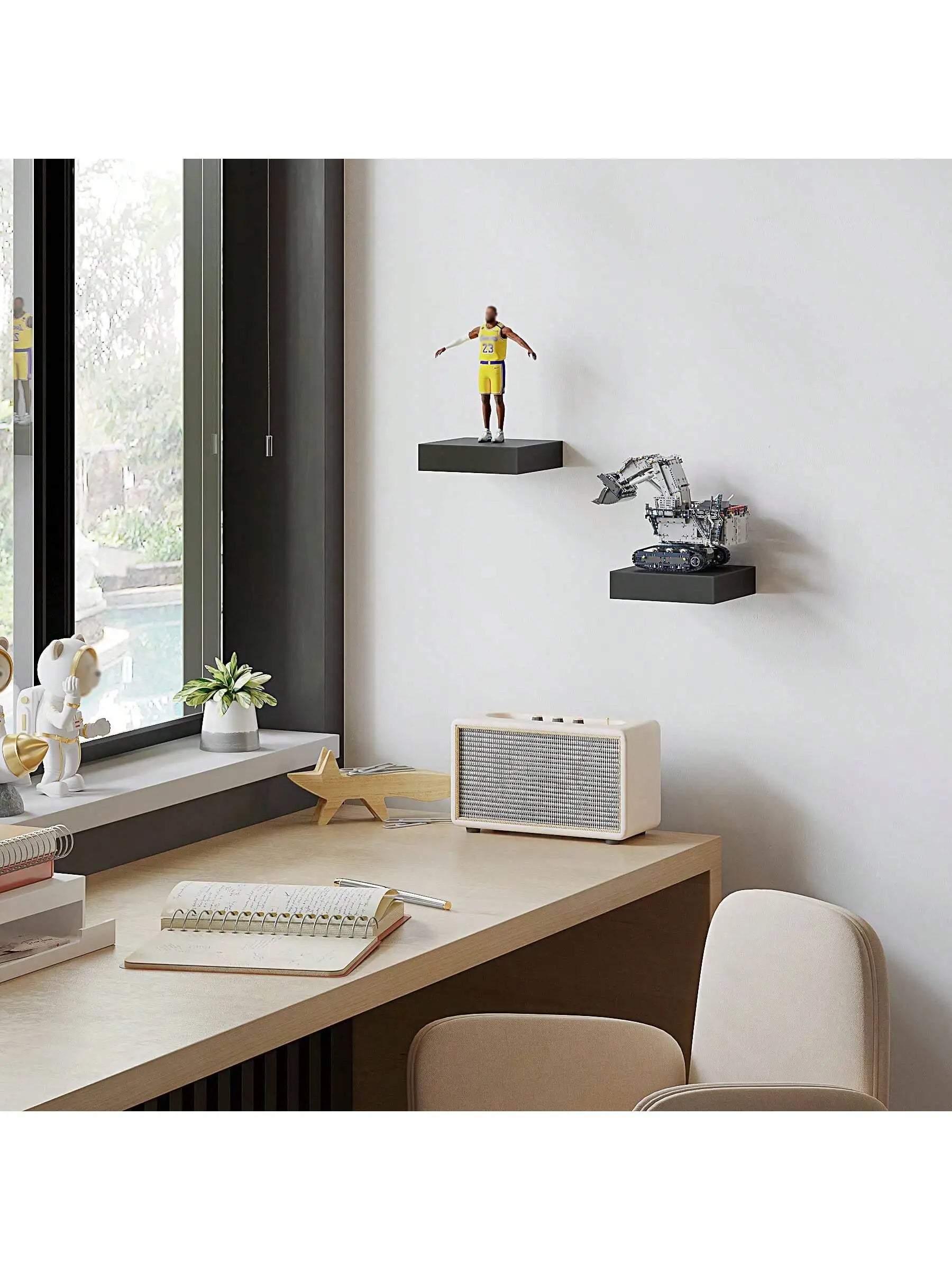 Elegant Floating Wall Shelf – Sleek Storage Solution